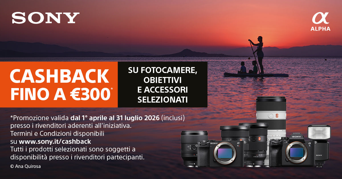 CASHBACK SONY FINO AL 31-7-26
