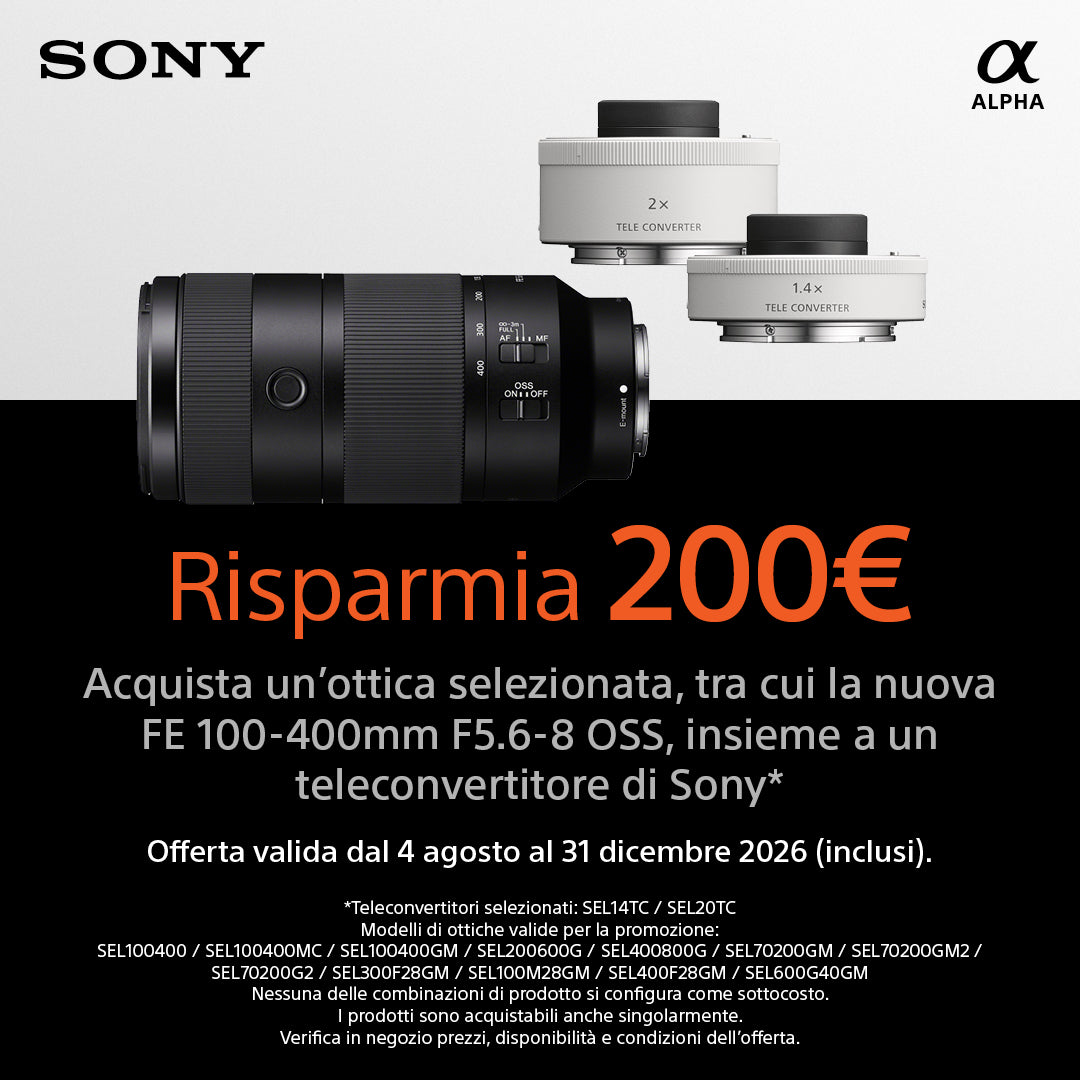 PROMOZIONI SONY VALIDA FINO AL 4-10-26