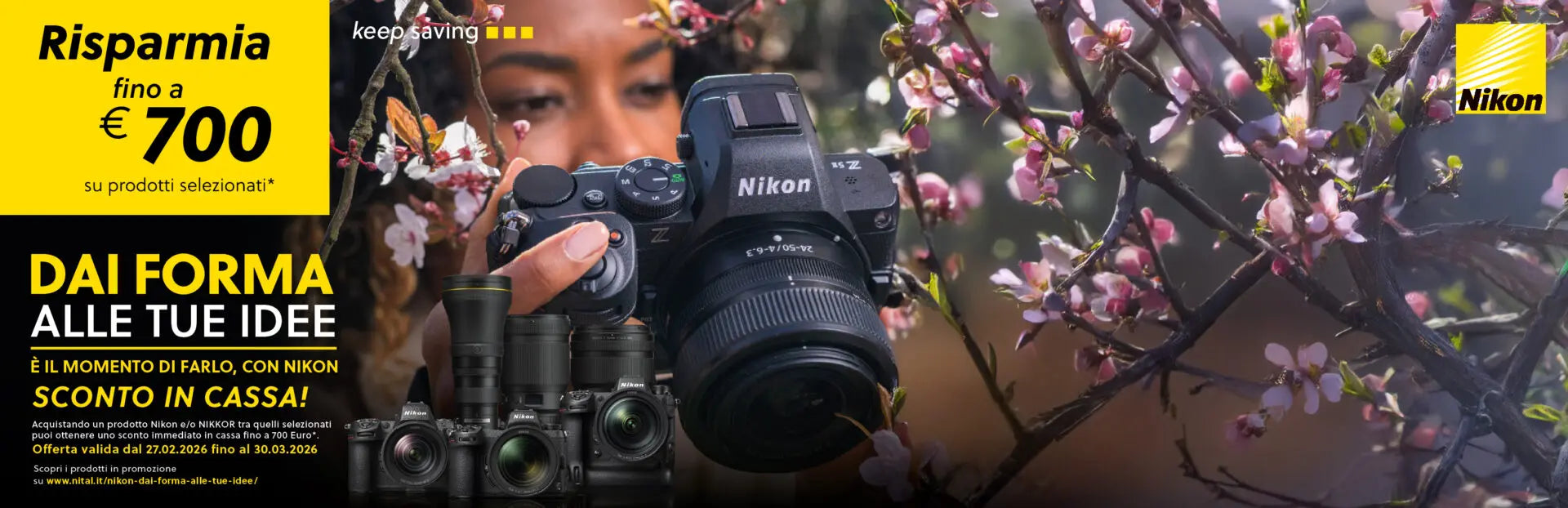 Nikon "Dai forma alle tue idee"