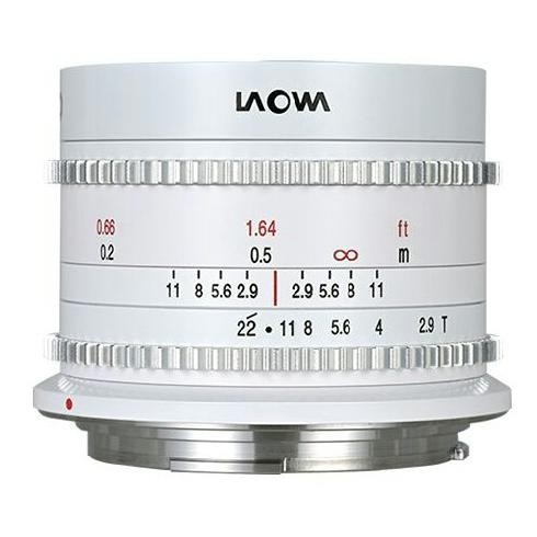 Laowa Venus Optics obiettivo 9mm t/2.9 Zero-D L-Mount Cine Bianco