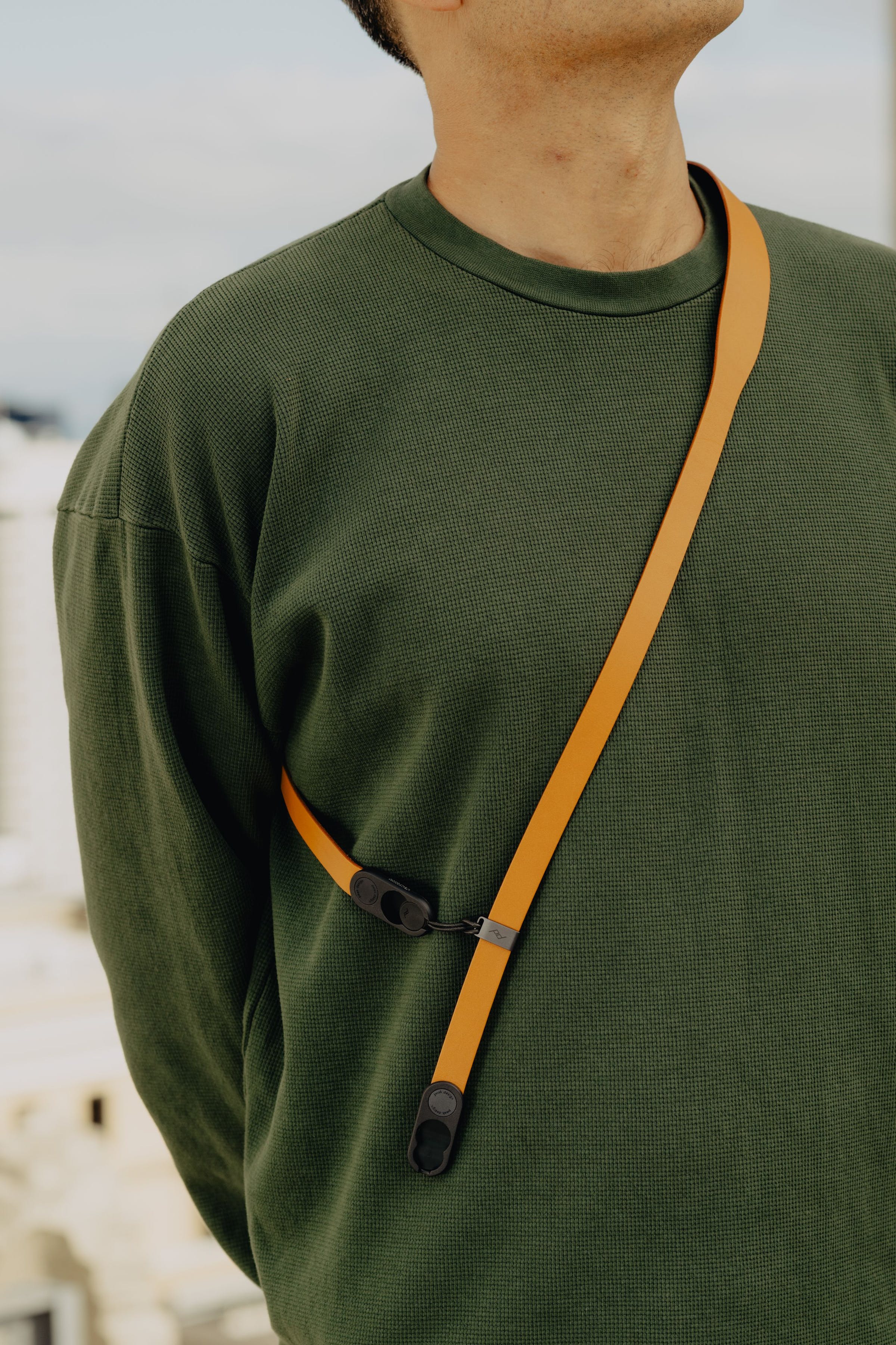Form - Leather Pelle Camera Strap Long - Amber