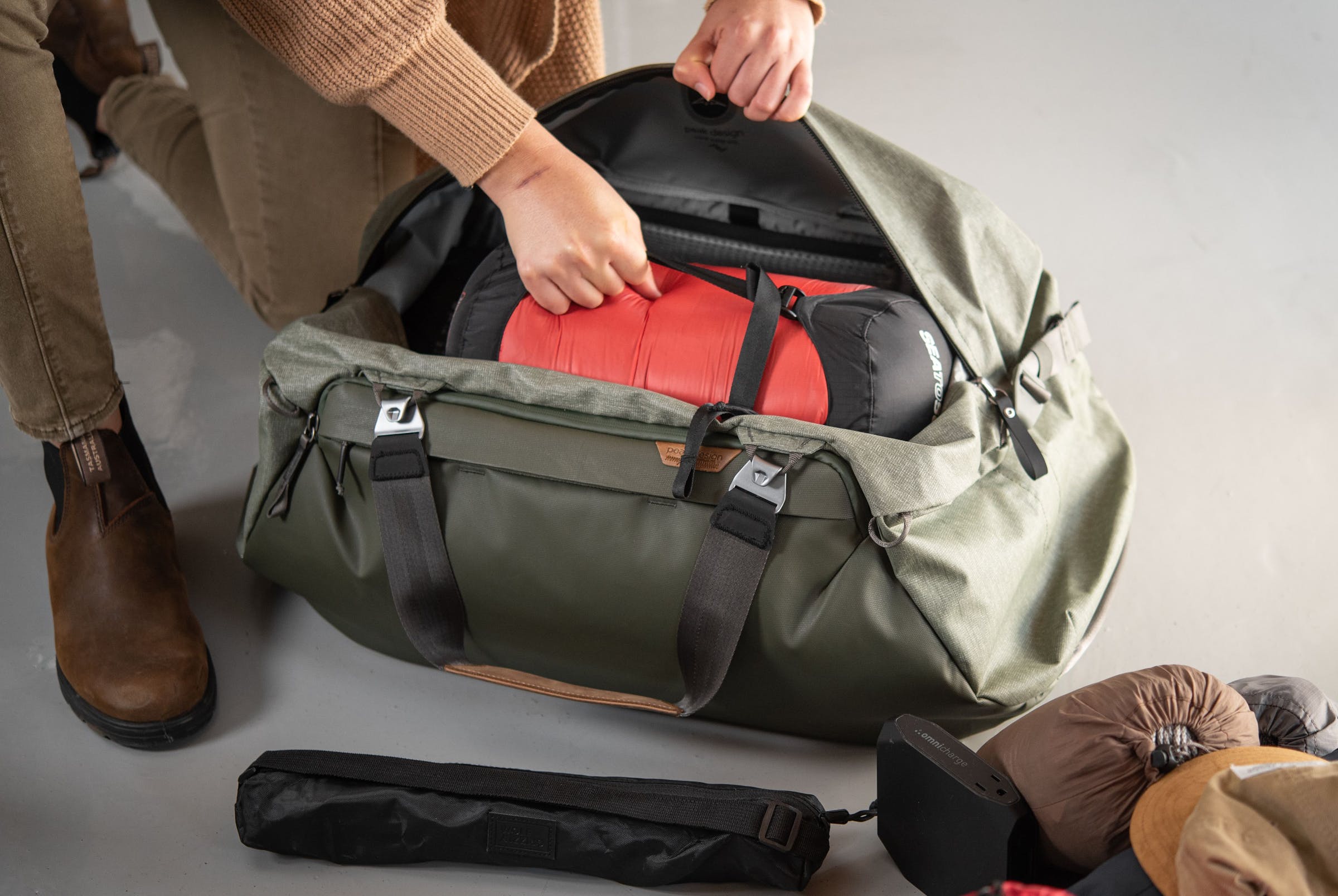 Travel Duffel 65 Llitri - Black