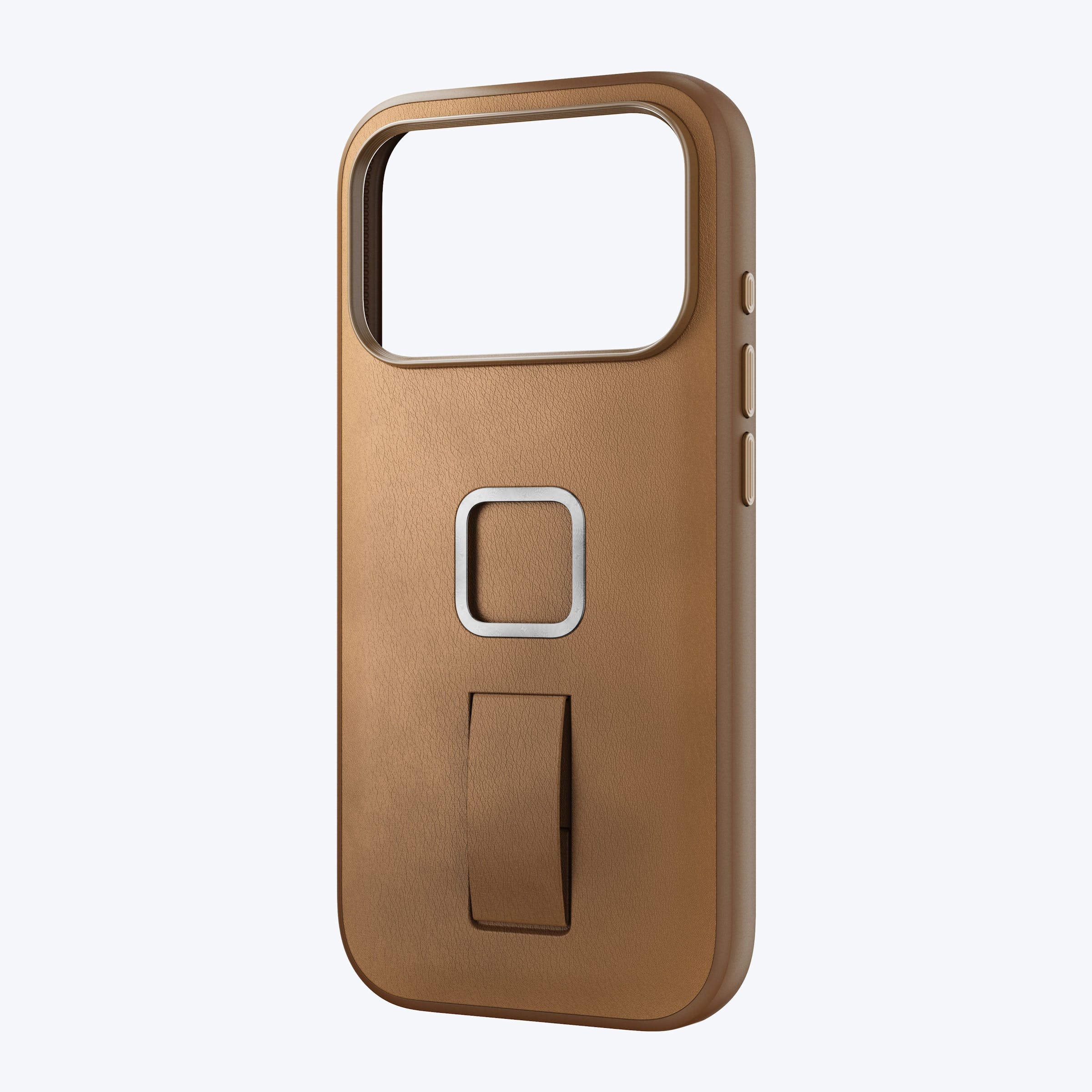 Mobile Everyday Clarino Loop Case iPhone 17 Pro Tan
