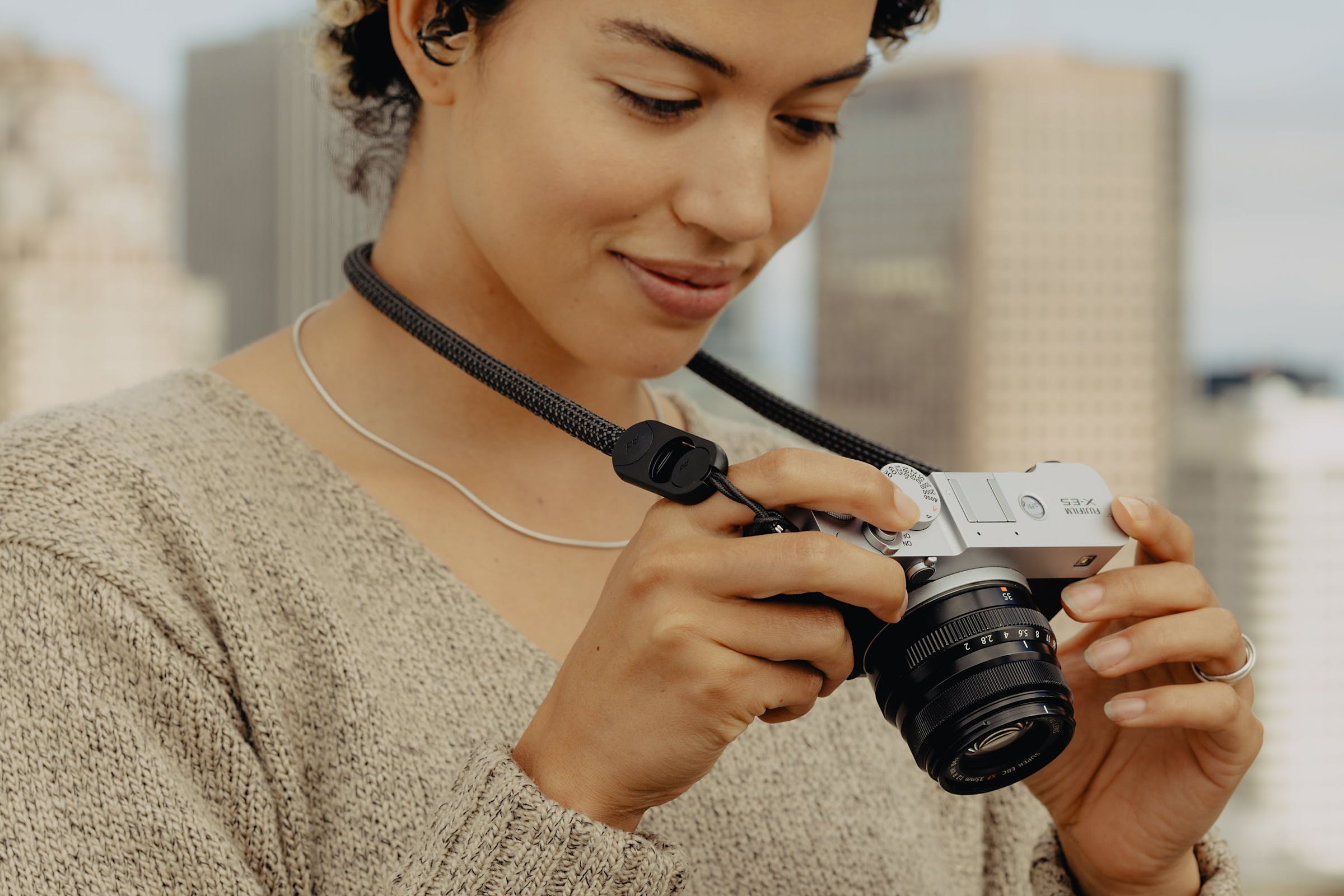 Form - Cordura Camera Strap Neck - Black