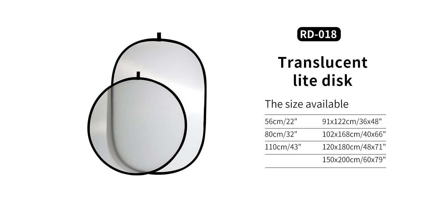 Asaki ASAKY STUDIO RD-018 TRANSLUCENT LITE DISK WITH BAG 100X150CM