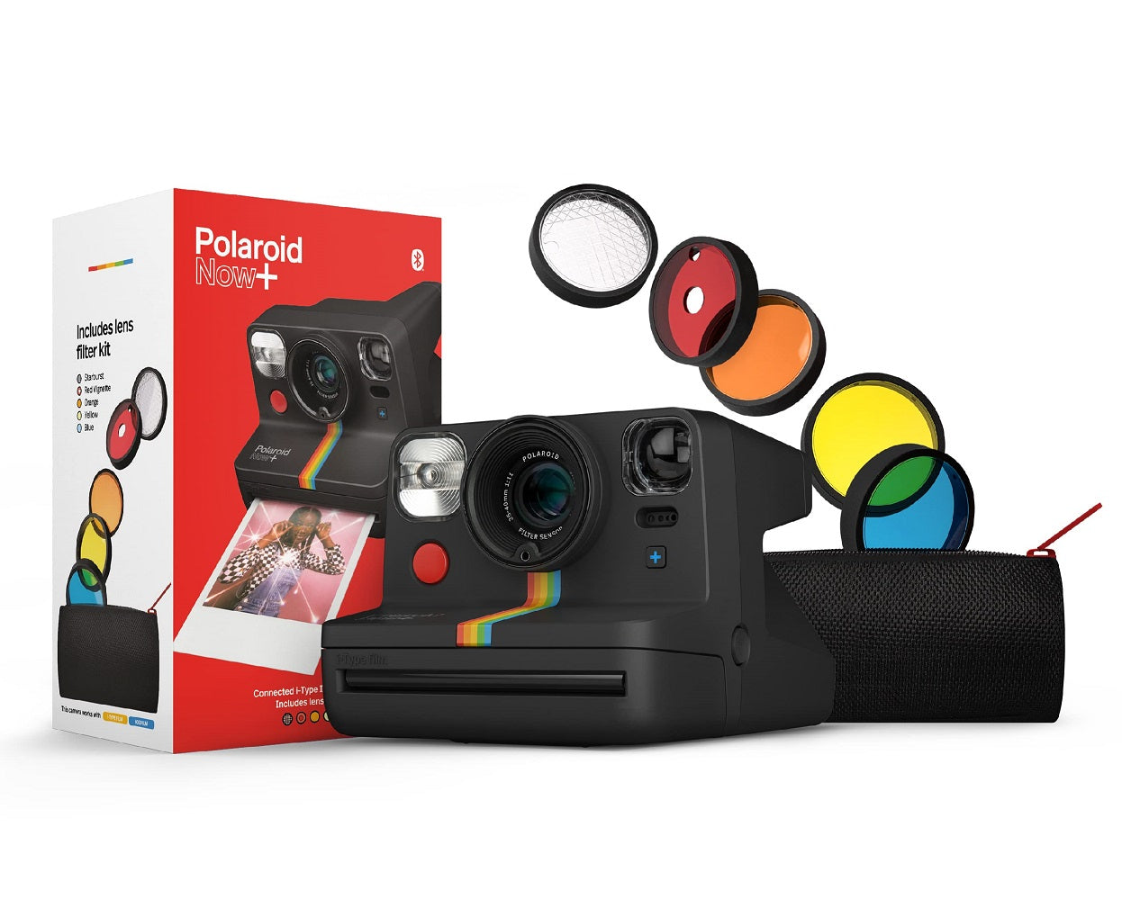 POLAROID NOW+ INSTANT CAMERA BLACK 9061