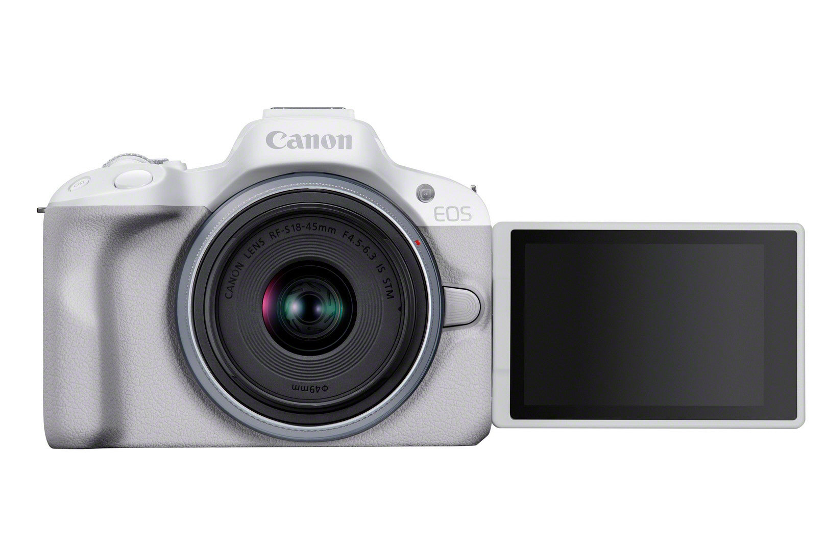 Canon EOS R50 bianca + RF-S 18-45mm F4.5-6.3 IS STM kit