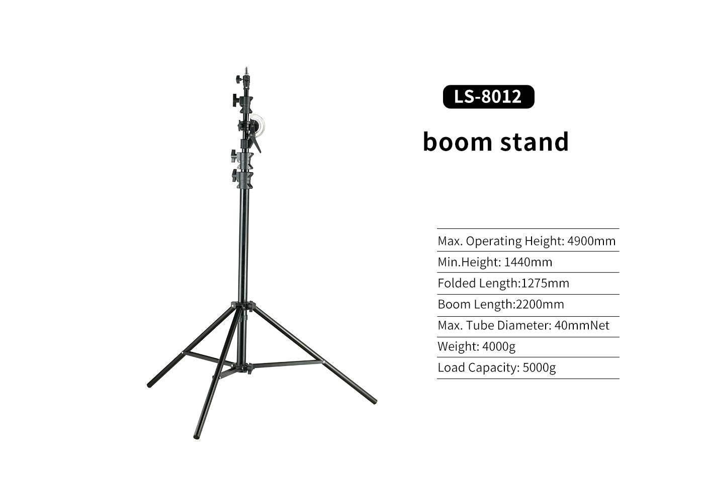 Asaki LS-8012 STATIVO A GIRAFFA 490CM