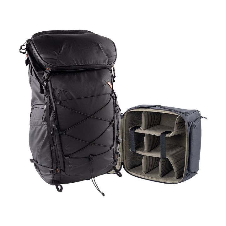 ONEPRO FLEX BACKPACK SPACE BLACK, 50L + CAMERA INSERT M