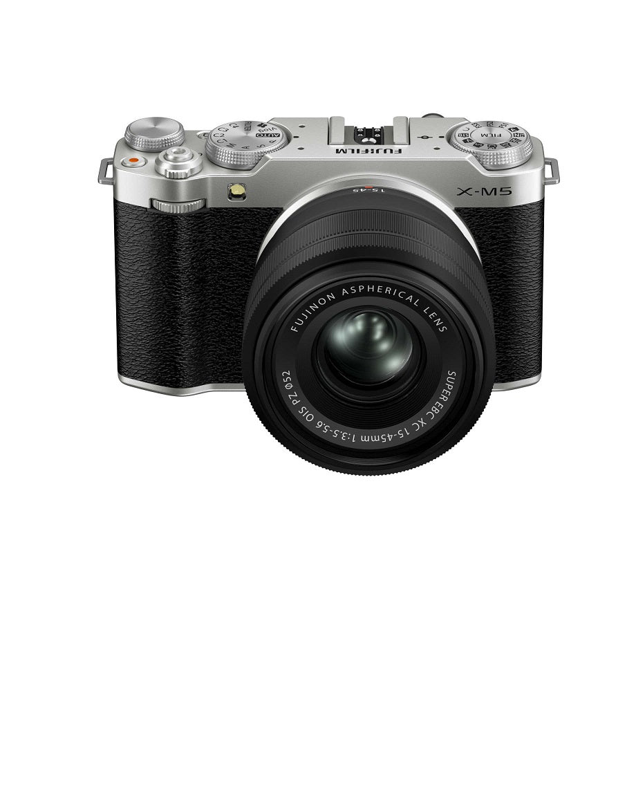 Fujifilm X-M5 SILVER + XC 15-45MM F/3.5-5.6 OIS NERO