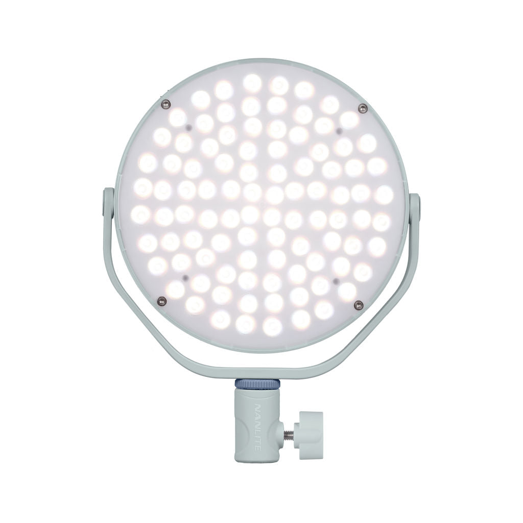 NANLITE MIRO 30C LED FULL-COLOR ROUND PANEL LIGHT MINT BLUE