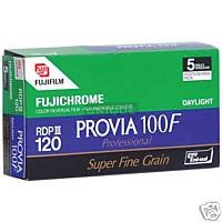 Fujifilm Fujichrome Provia 100F Pellicola Diapositiva 120 - Conf. 5 Rotoli