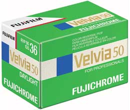 Fujifilm Velvia 50 Pellicola Diapositiva 135/36 pose