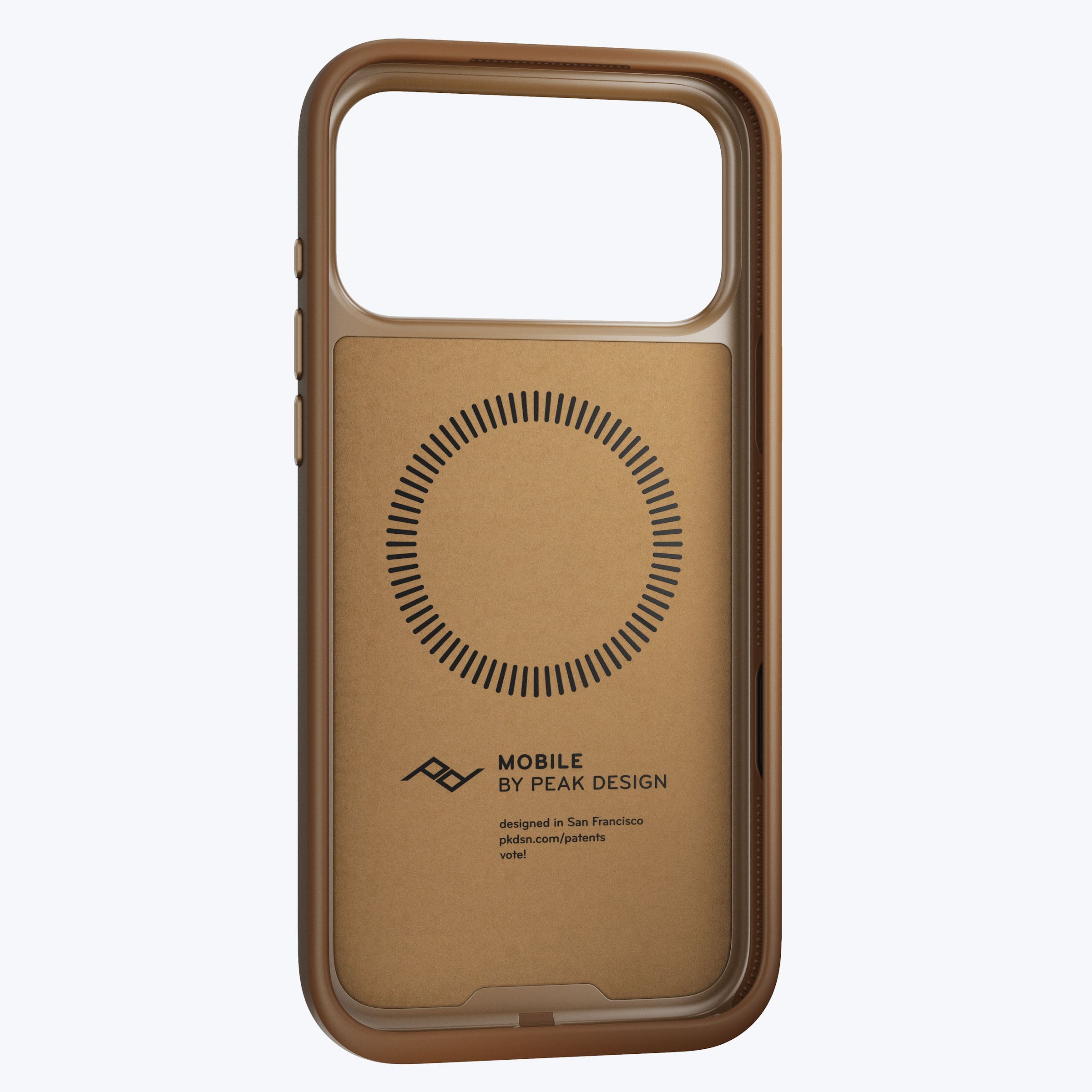 Mobile Everyday Clarino Case iPhone 17 Pro Max Tan