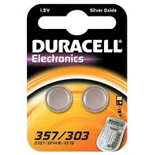 DURACELL PILA D 357/303 1,5V 2PZ 10L14/SR44