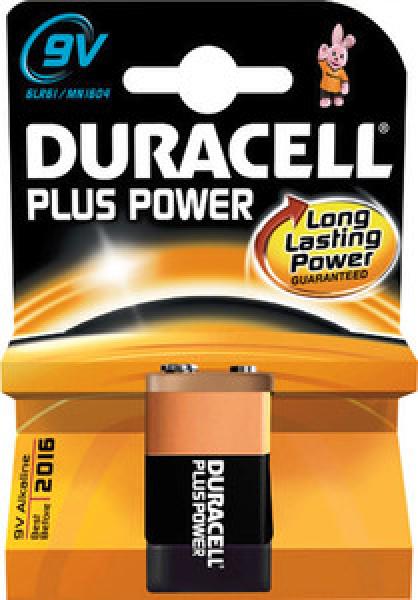 DURACELL PLUS 100 9V B1 X10