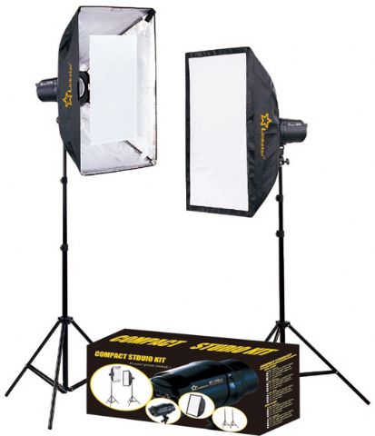 DLK-2500D SET DI ATTREZZATURE PER STUDIO FOTOGRAFICO NERO