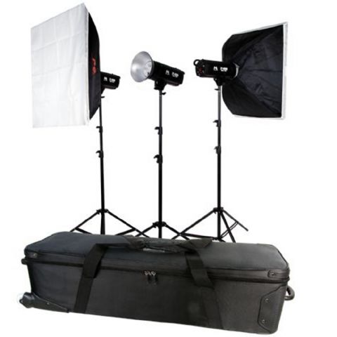 FALCON EYES STUDIO FLASH SET TFK-3400A CON VALIGIA