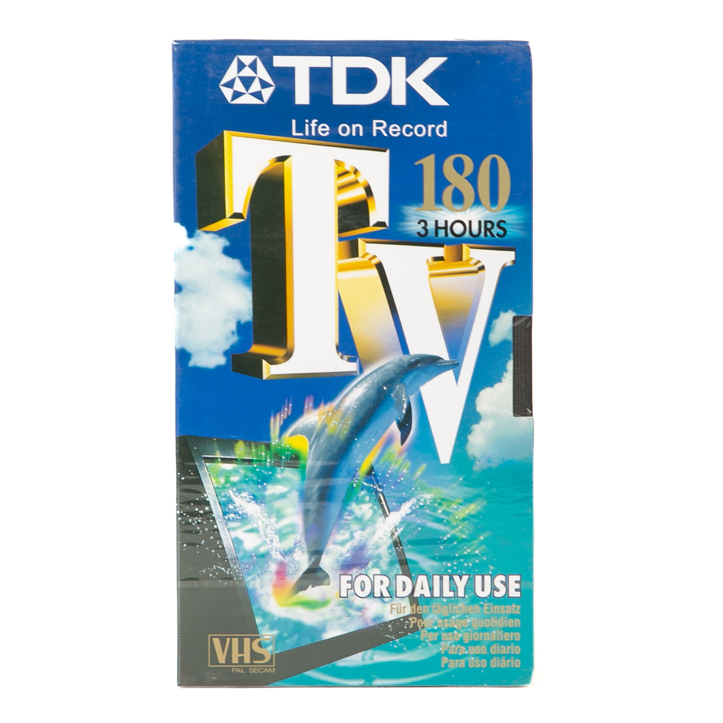 VHS TDK TV180 - 3 ore
