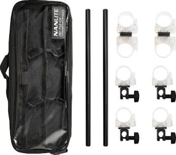 Kit 2 Barre con clamp per Pavotube – 395mm