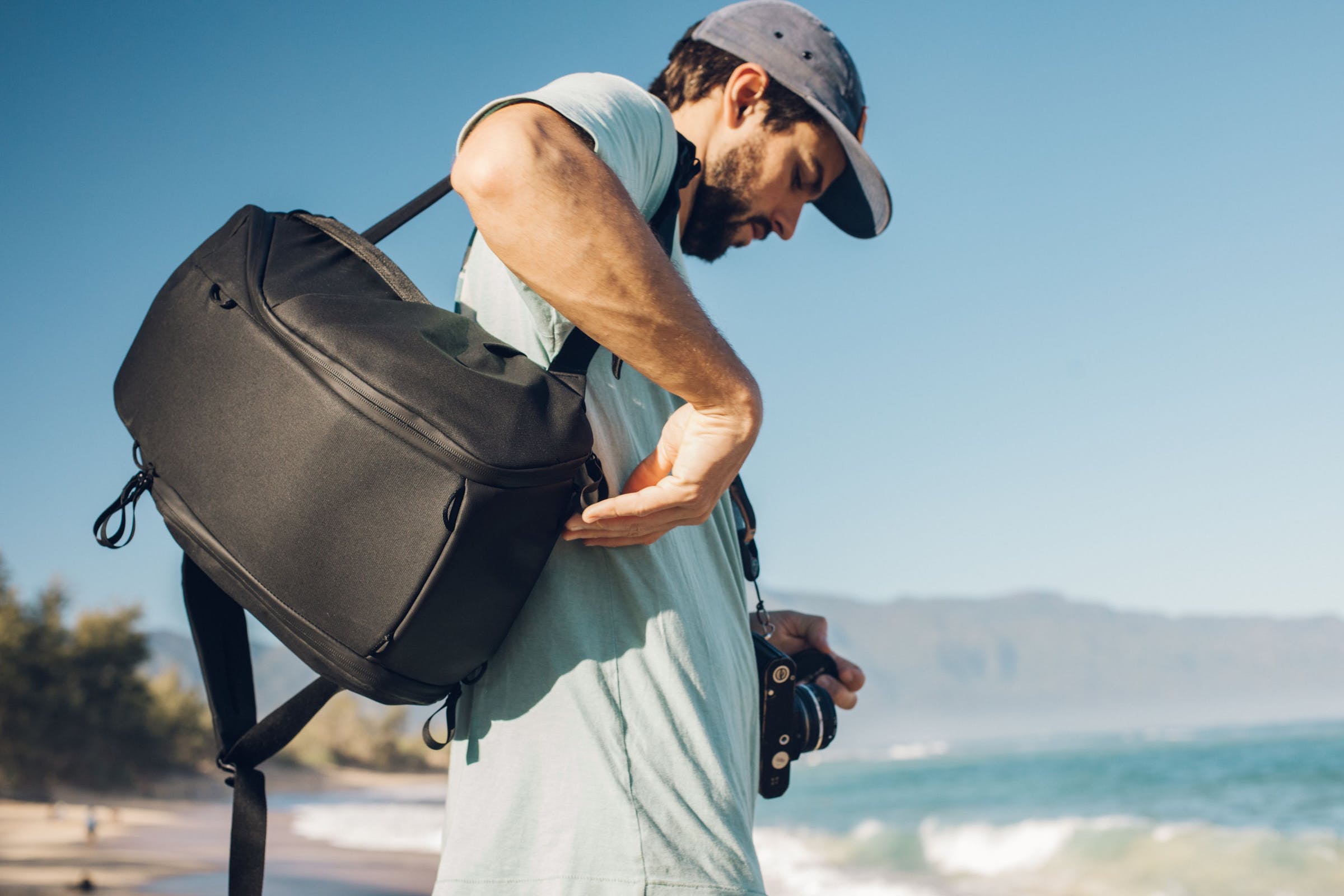 Everyday Backpack 20Litri ZIP v2 // Black -nero