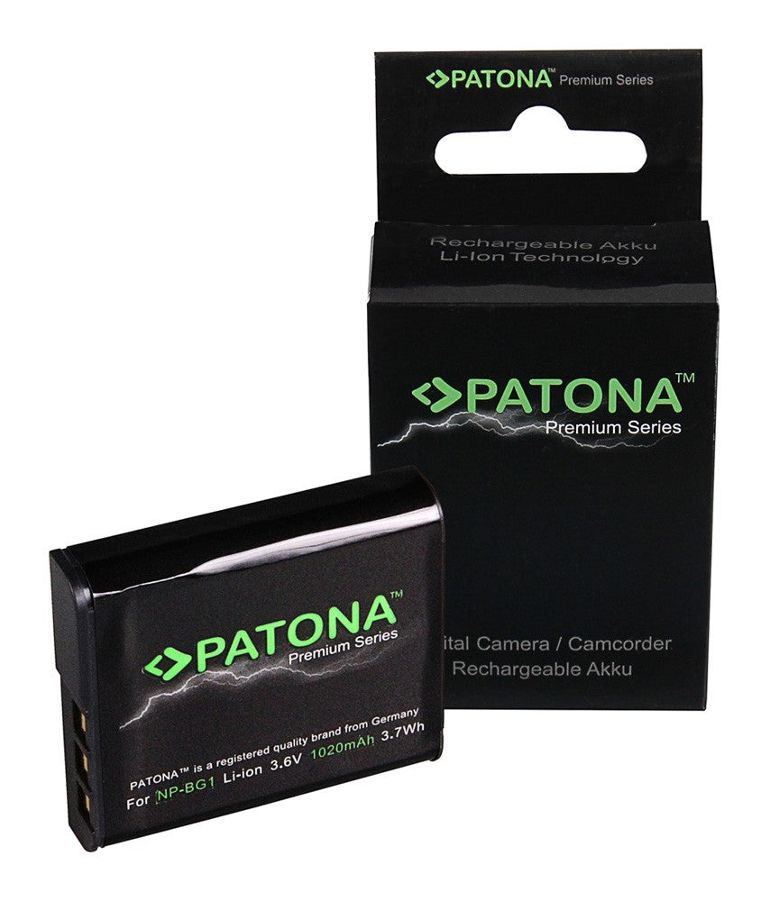 PATONA PREMIUM BATTERY SONY NP-BG1 CYBERSHOT DSC H55 DSC H70 DSC H90