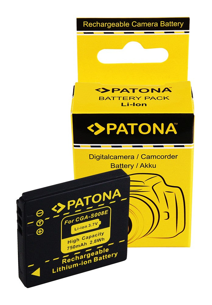 PATONA BATTERY PANASONIC DMC-FX30 FX-30 CGA-S008E DMW-BCE10E