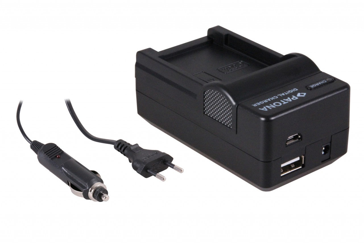 PATONA 4IN1 CHARGER CASIO NP-60 NP60 EXILIM EX-S10 EX-Z80 EX-Z