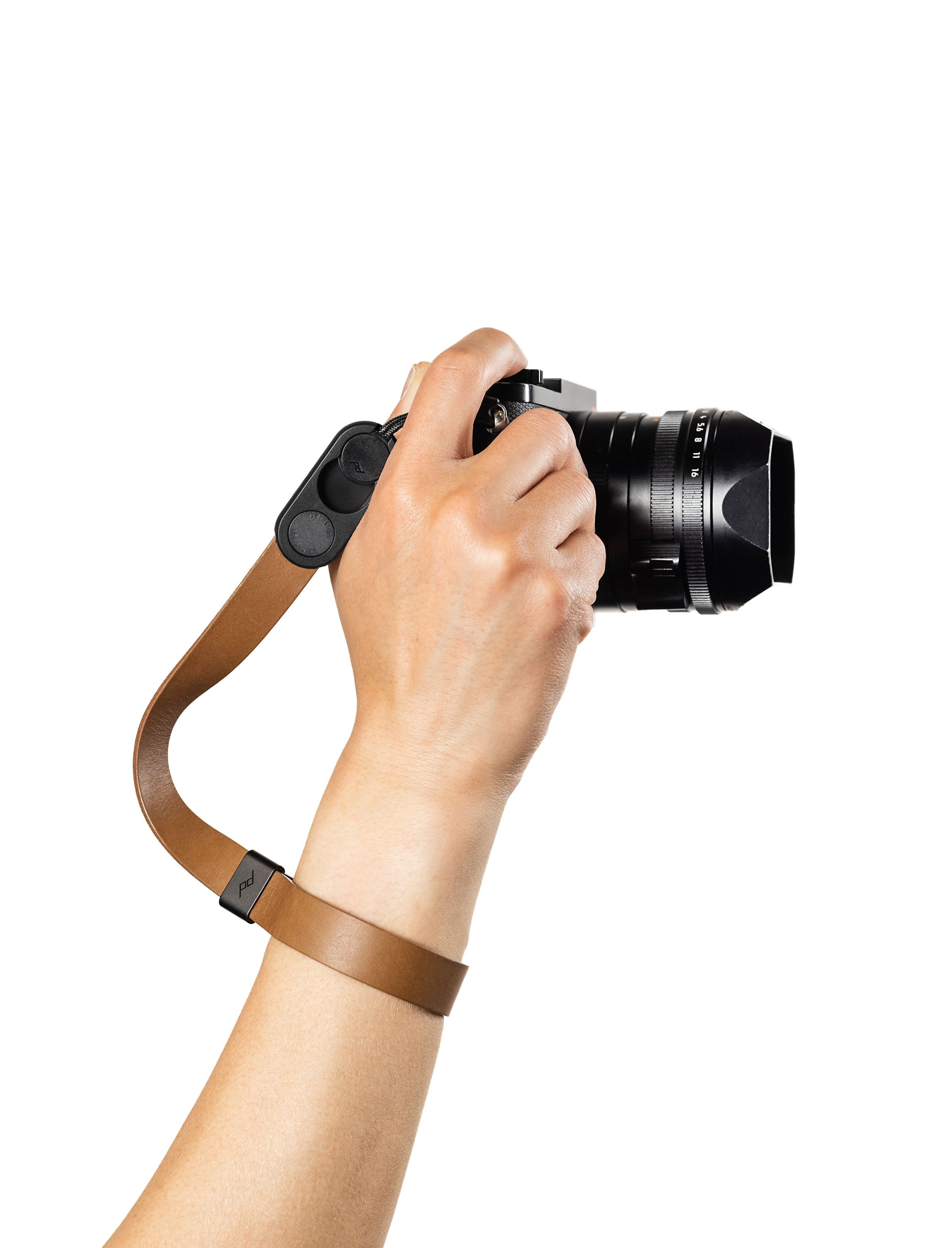Cuff in Pelle Marrone chiaro
