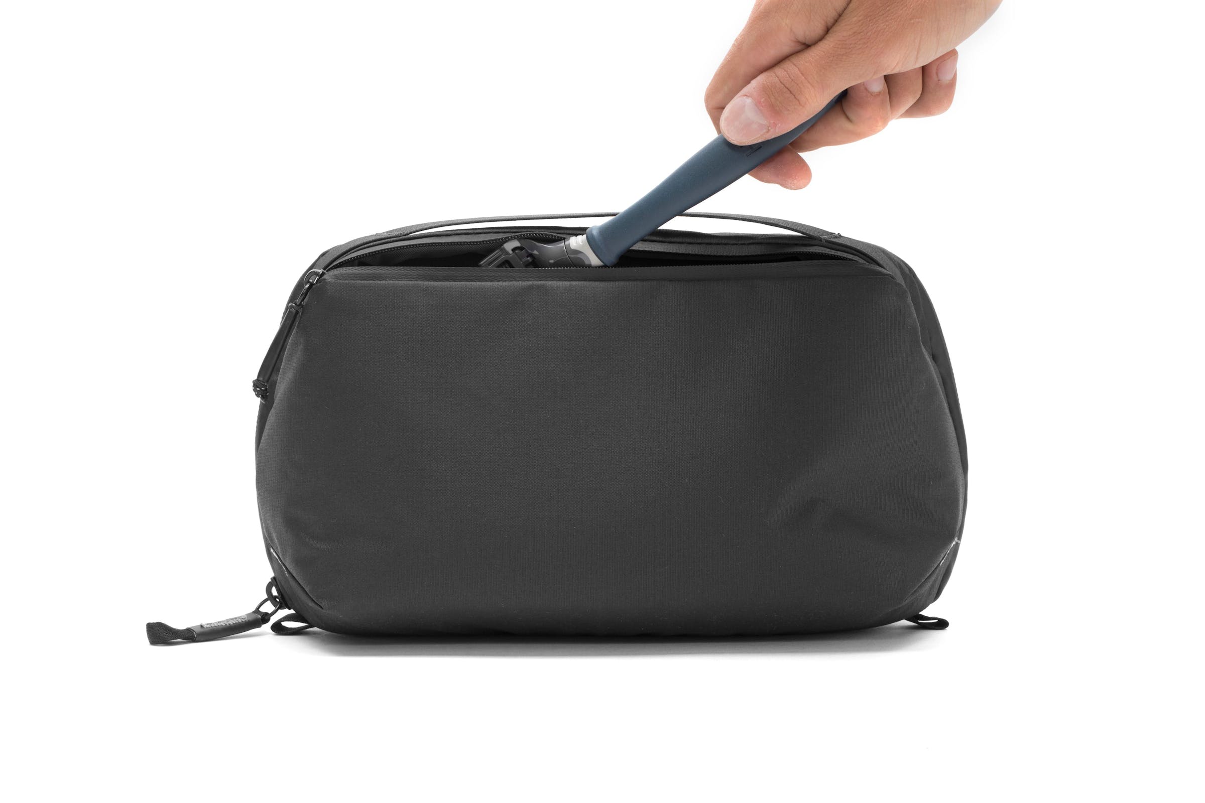Wash Pouch Black. - Nero