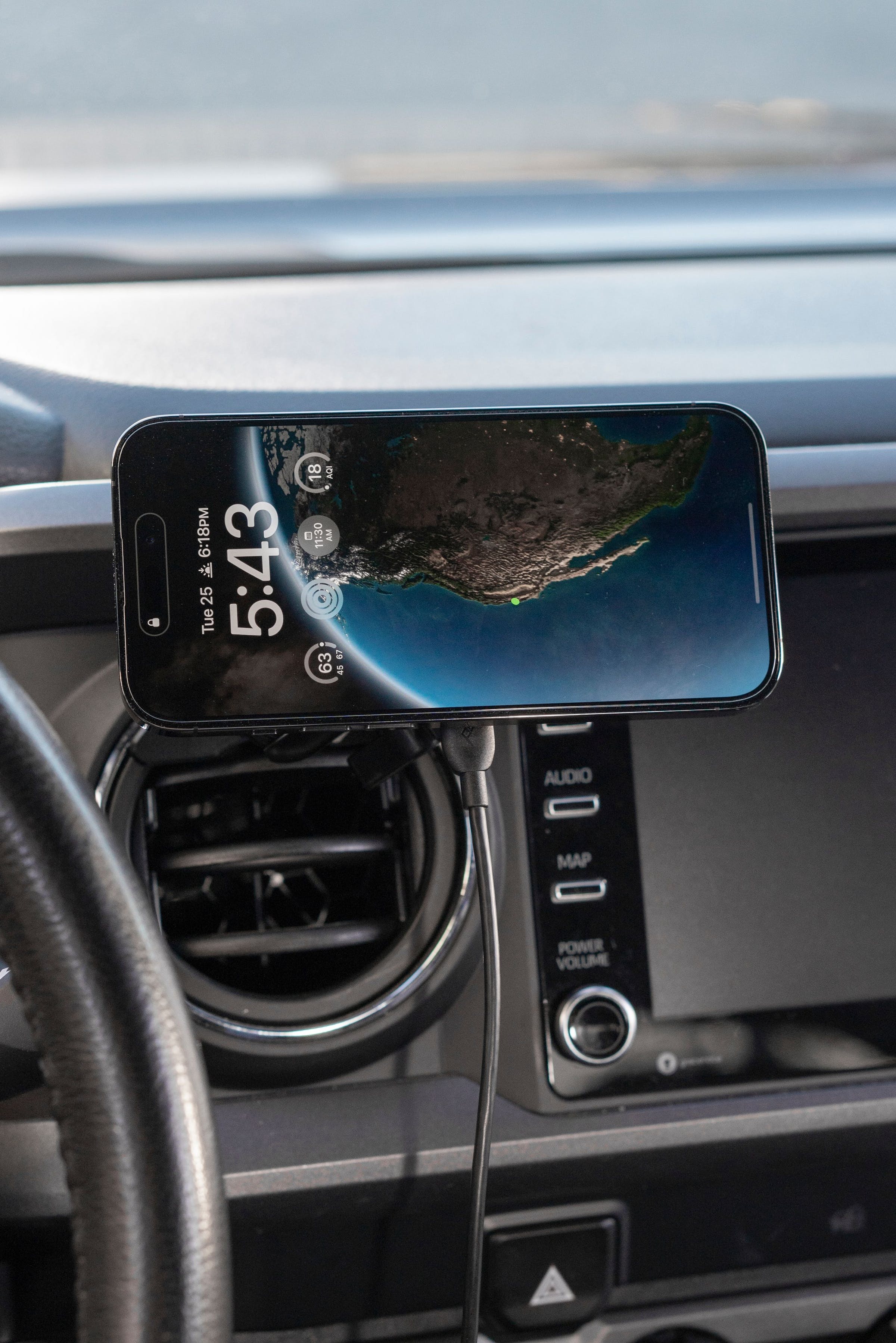 Mobile Car Mount 20mm Ball Charging V2 Adaptor -per sistema di connessione SlimLink™