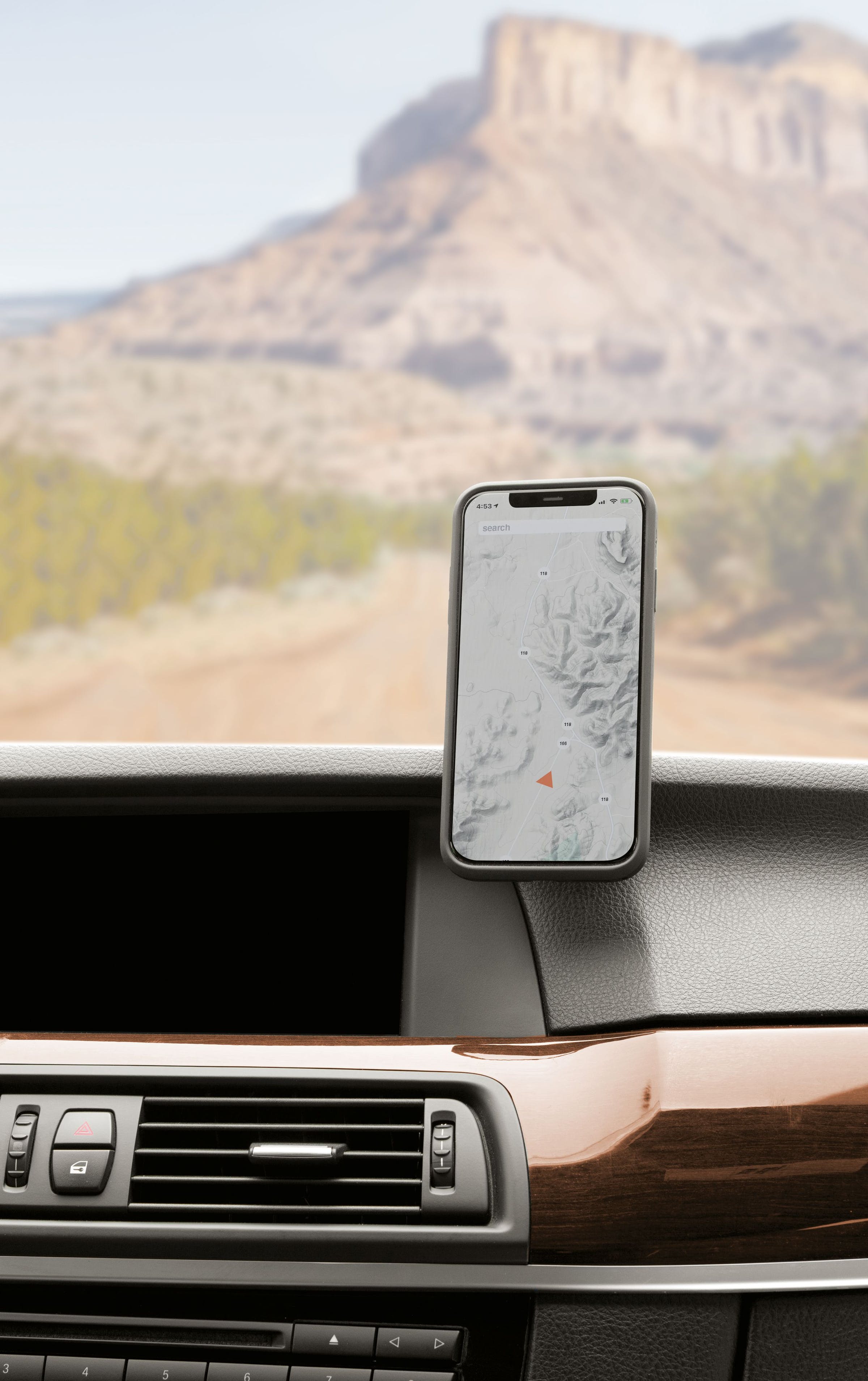 Mobile Car Mount VHB - Black. - universale non necessita di custodia peak