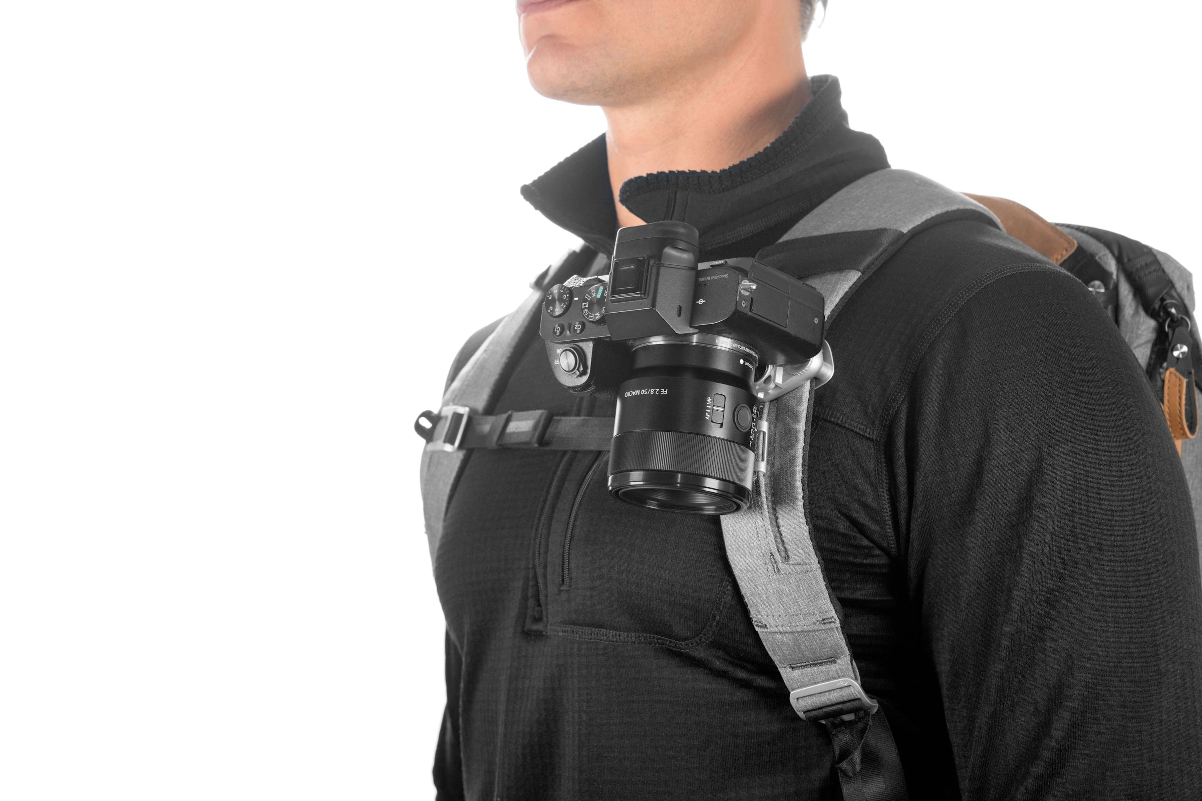 Capture Camera Clip (v3) Argento - con Piastra standard
