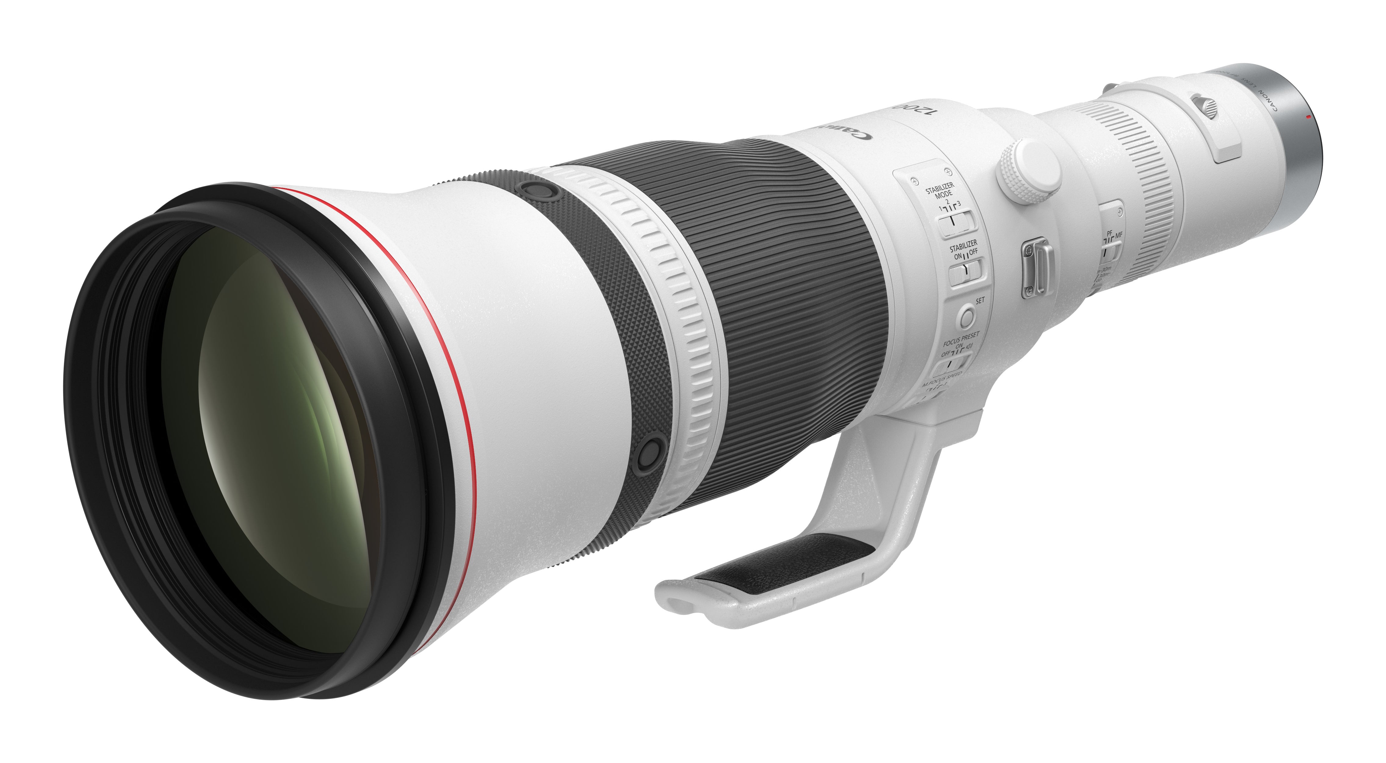 Canon RF 1200mm F8 L IS USM EU26 MILC Obiettivo super-teleobiettivo Nero, Bianco