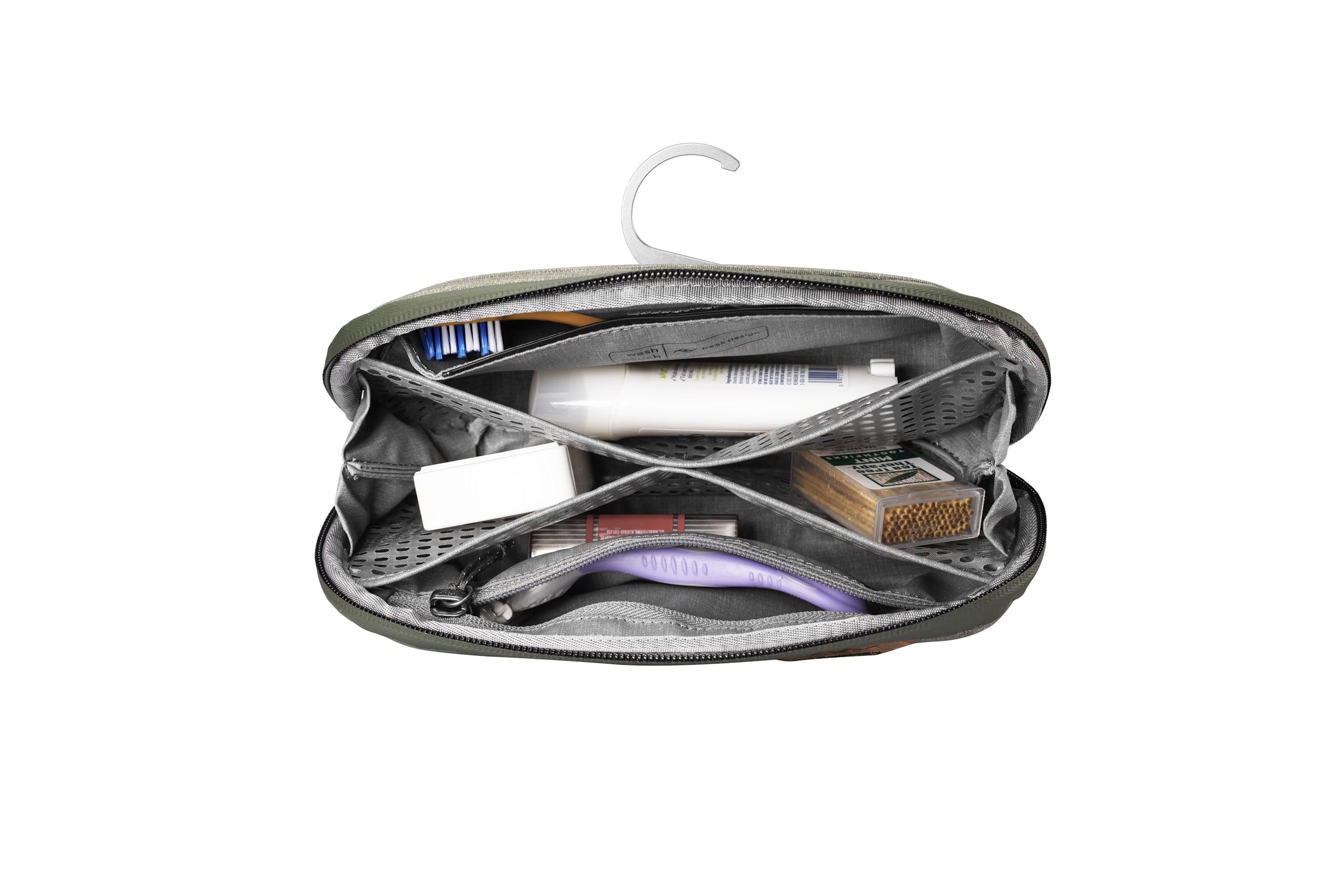 Wash Pouch Small - Sage - Verde salvia (Beauty da viaggio) Small Wash Pouch Beauty da viaggio PK2839 BWP-S-BK-1 Wash Pouch Small - Black. (Beauty da viaggio)