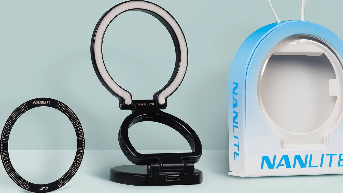 NANLITE LUMO PHONE RING LIGHT MAGSAFE COMPATIBLE POLAR BLACK