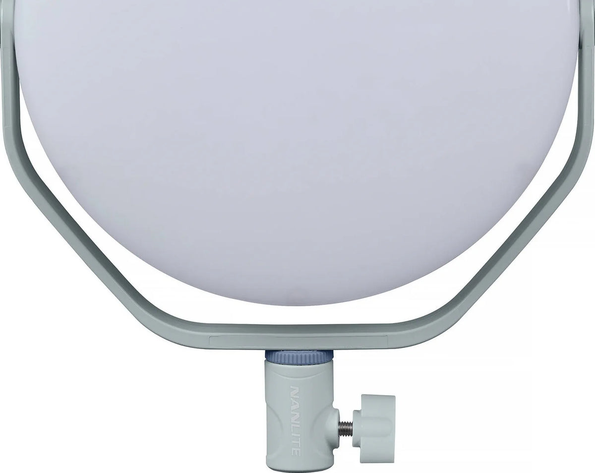 NANLITE MIRO 60C LED FULL-COLOR ROUND PANEL LIGHT MINT BLUE