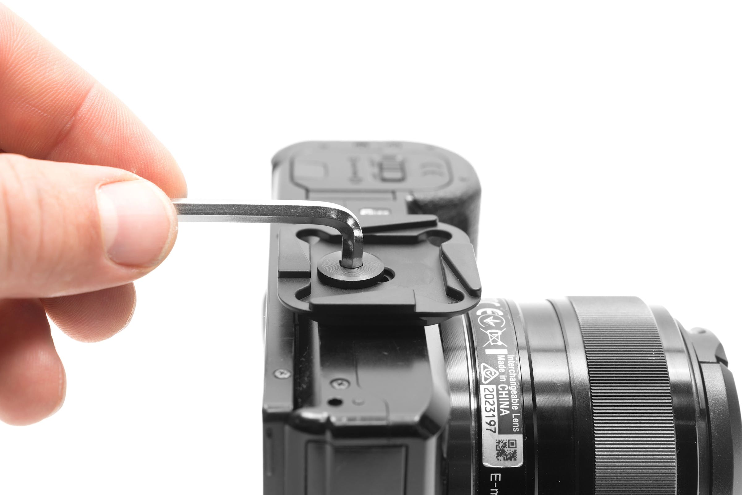 Capture Camera Clip (v3) Nero - con Piastra Standard