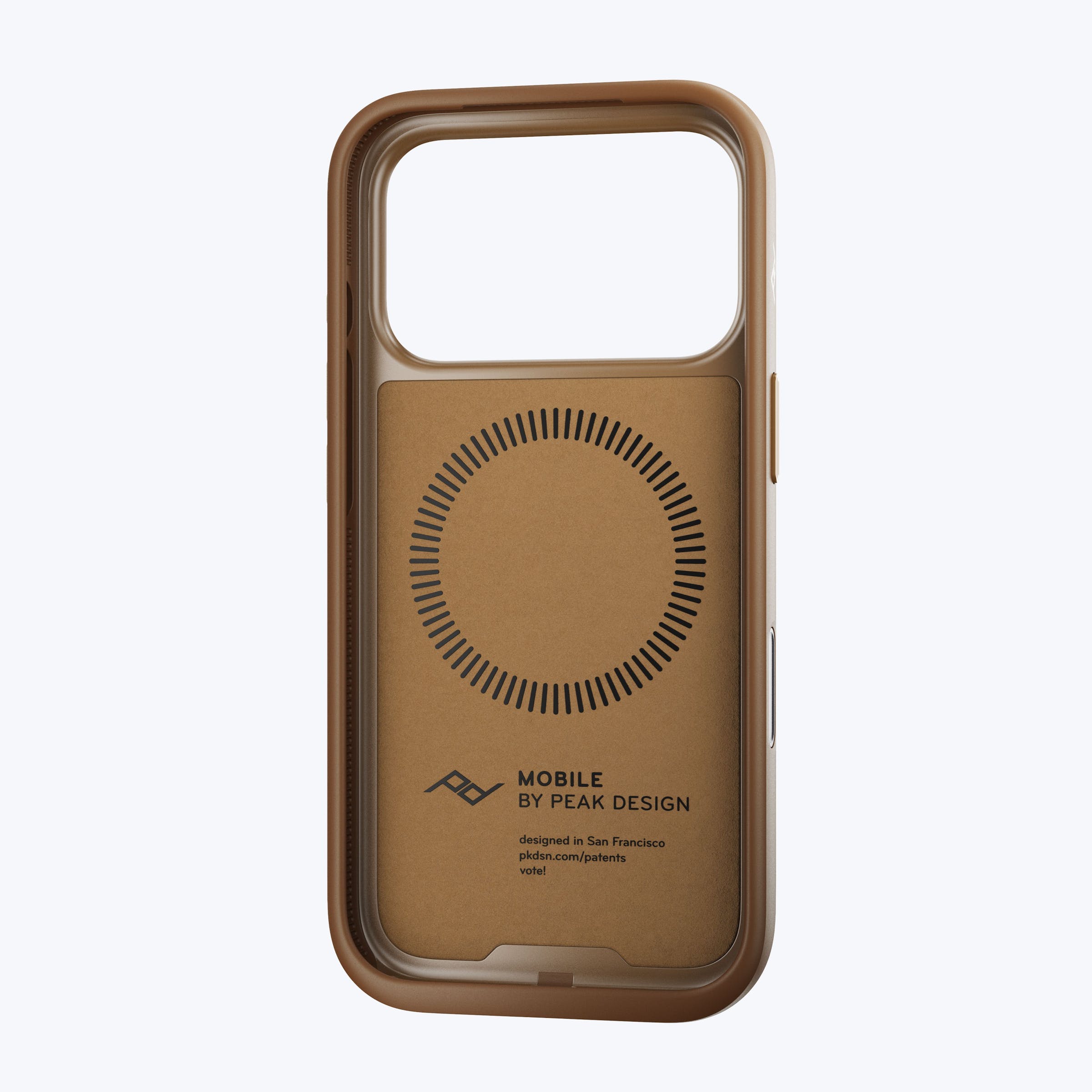 Mobile Everyday Clarino Loop Case iPhone 17 Pro Tan