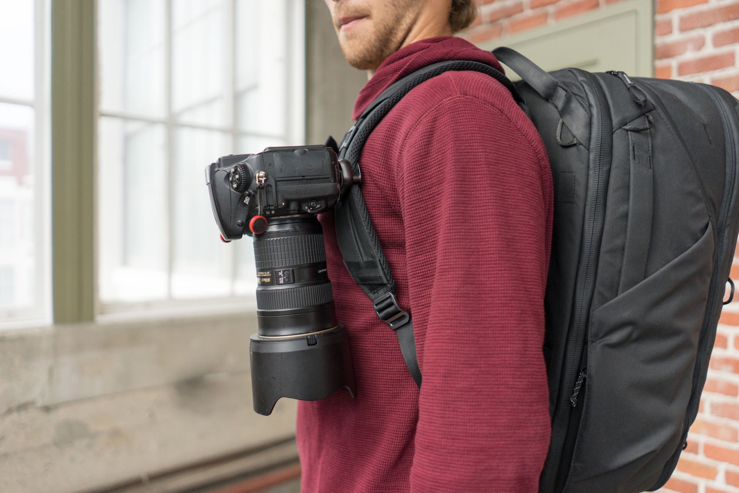 Travel Backpack 45Litri Black - Nero