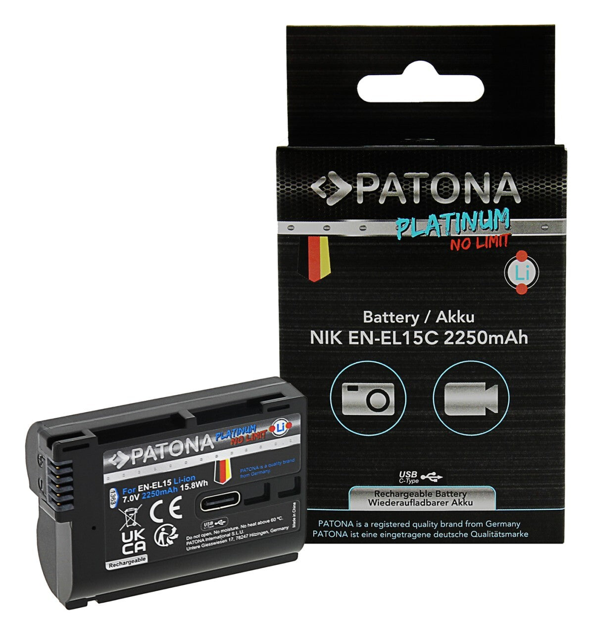 Patona EN-EL15 PLATINUM CON USB-C