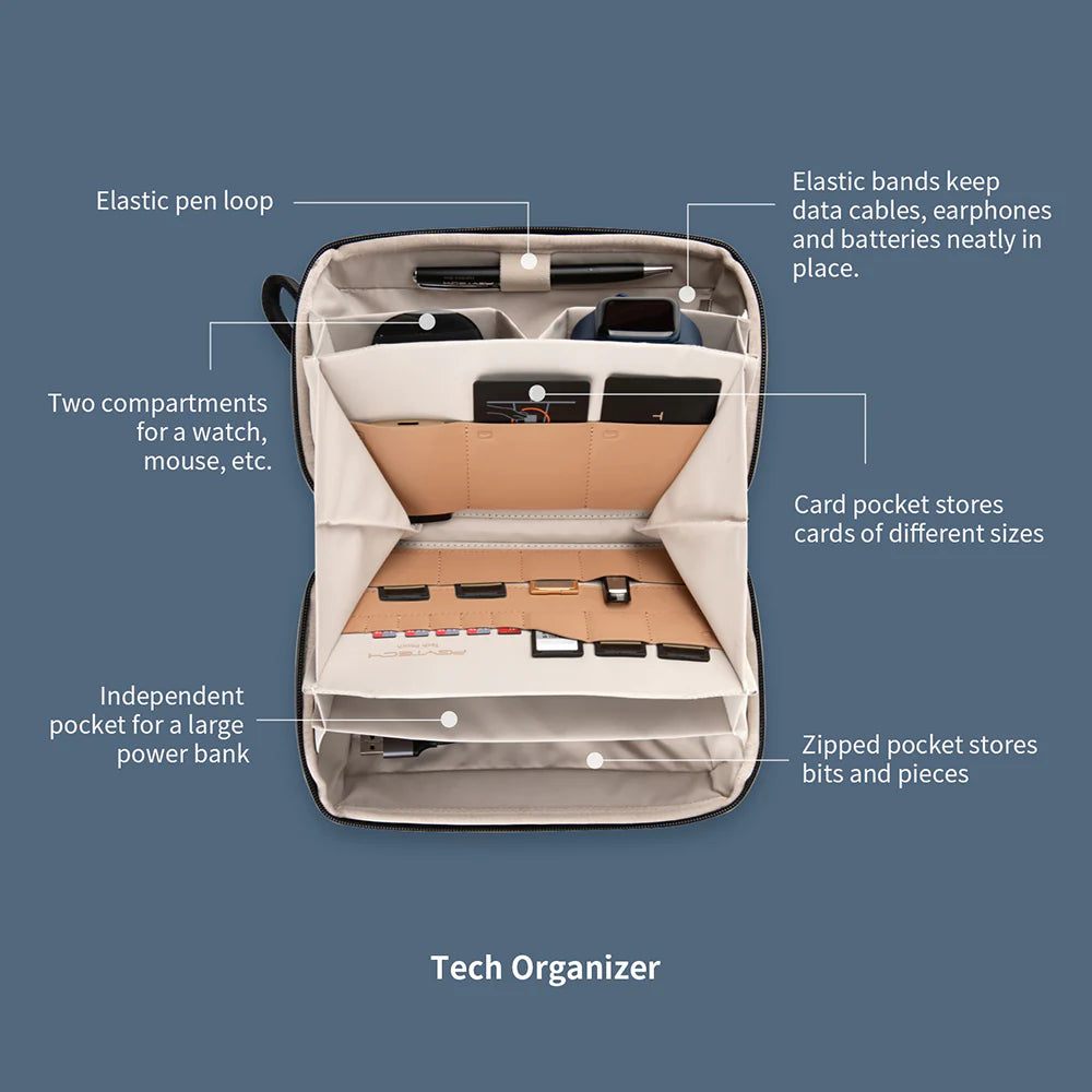 MINI TECH ORGANIZER NERO