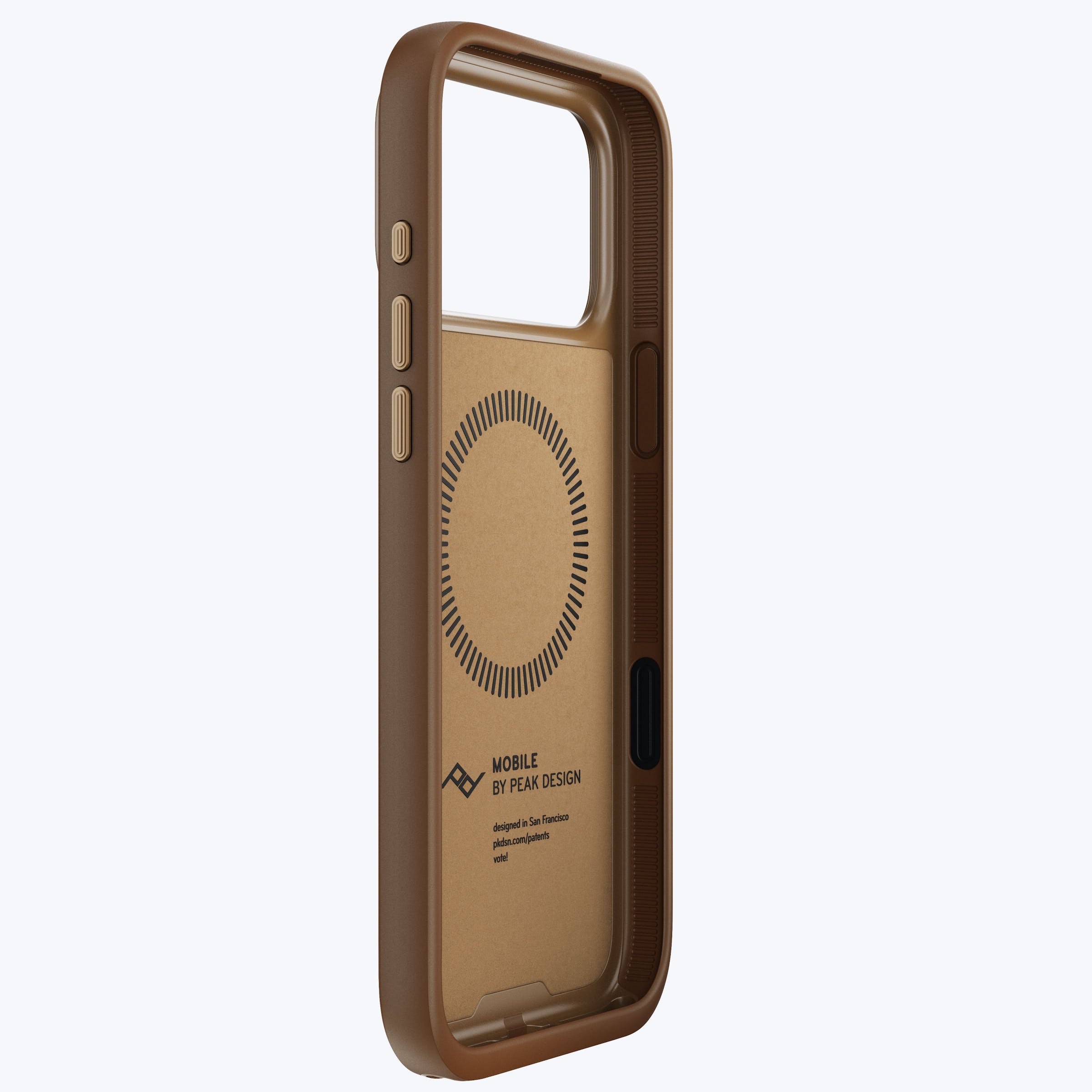 Mobile Everyday Clarino Case iPhone 17 Pro Max Tan