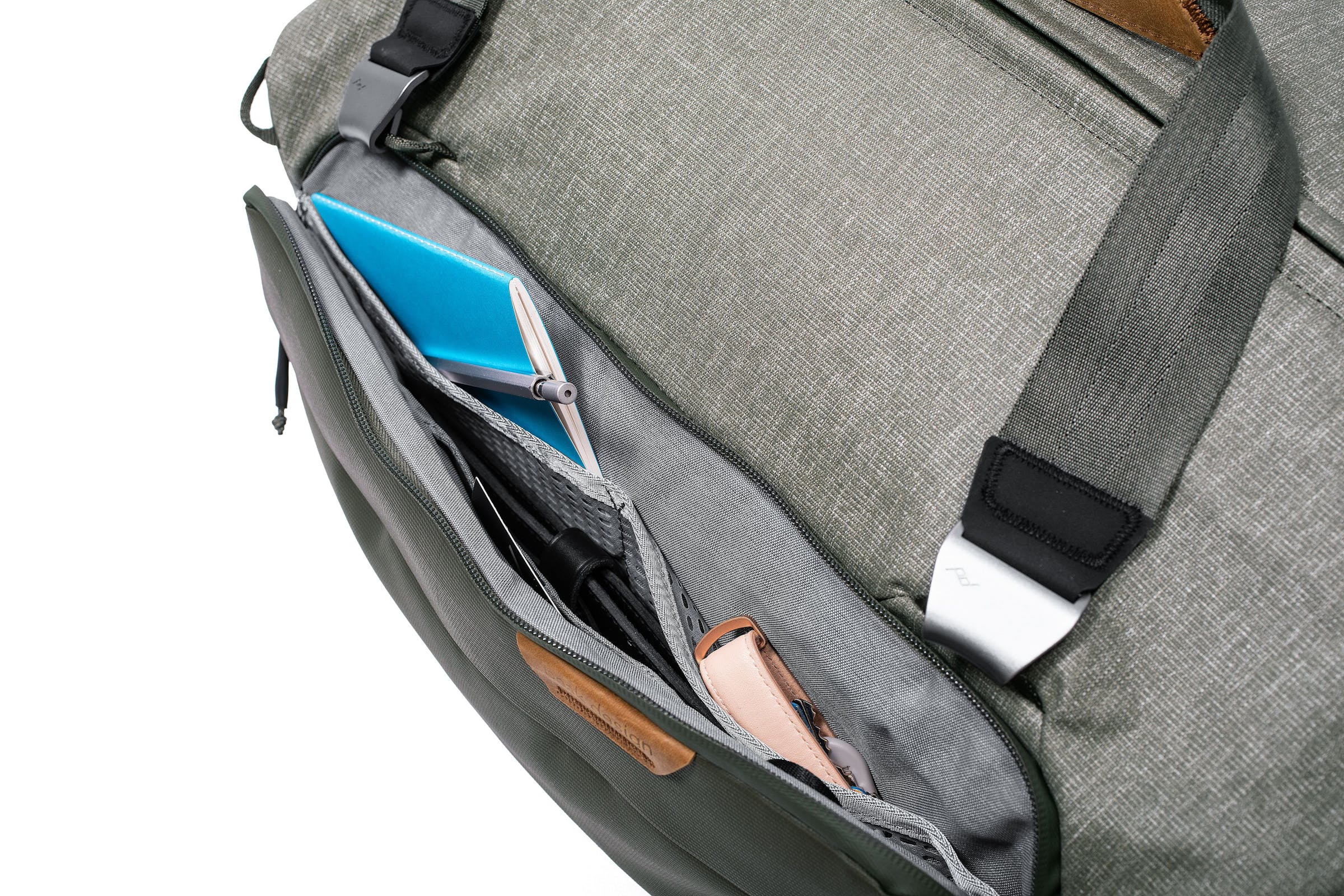 Travel Duffel 35Litri Sage. - Verde Salvia 35L