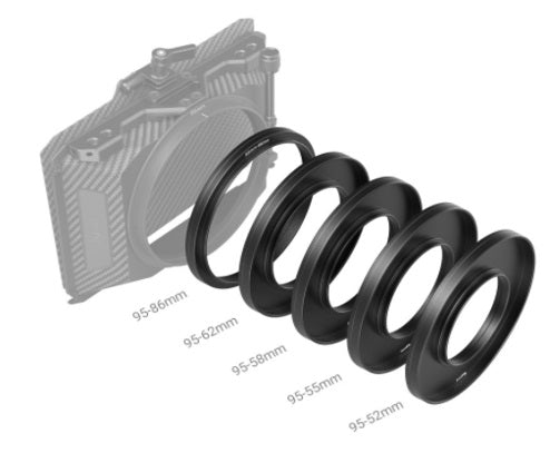 ADAPTER RINGS KIT (52/55/58/62/86-95 MM) PER MINI MATTE BOX 3383
