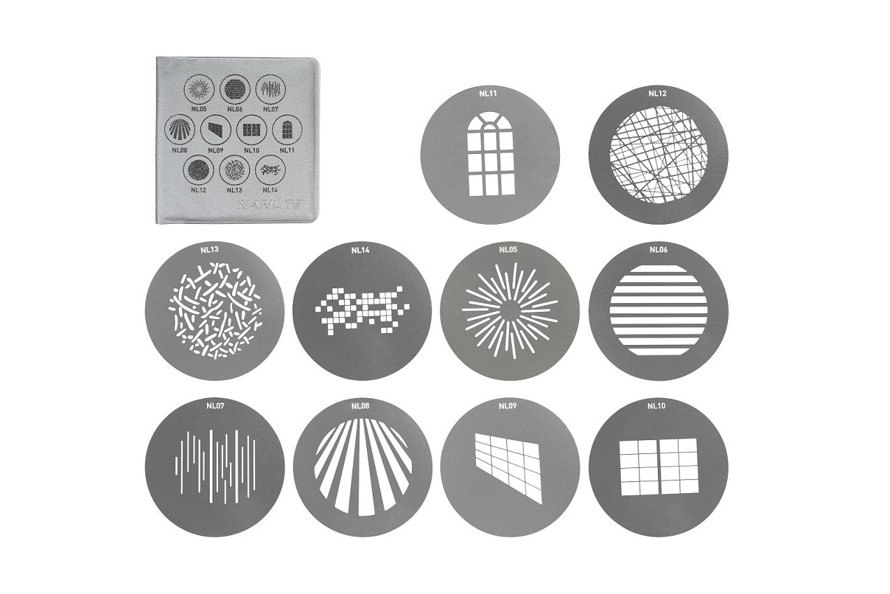 NANLITE SET GOBO 1 PER PROIETTORE PJ-FZ60