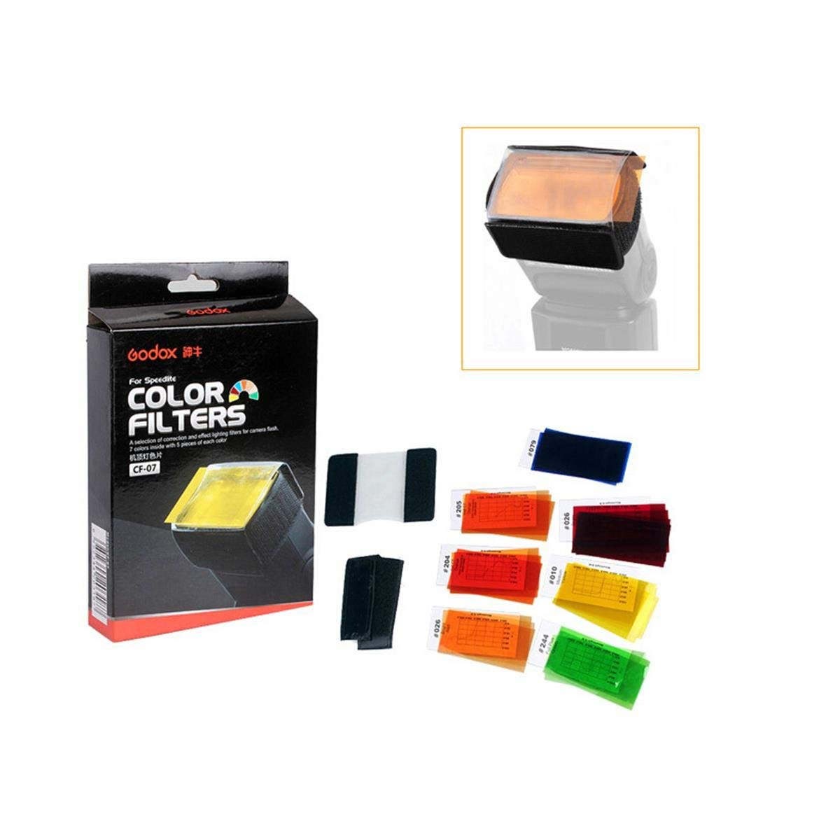 GODOX CF-07 KIT FILTRI COLORE PER SPEEDLITE