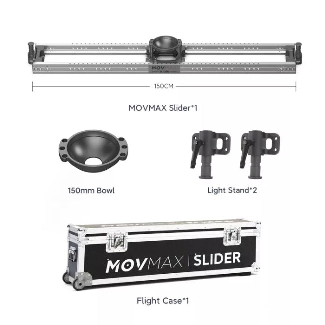 SLIDER 150CM CON ATTACCO A CULLA 15CM
