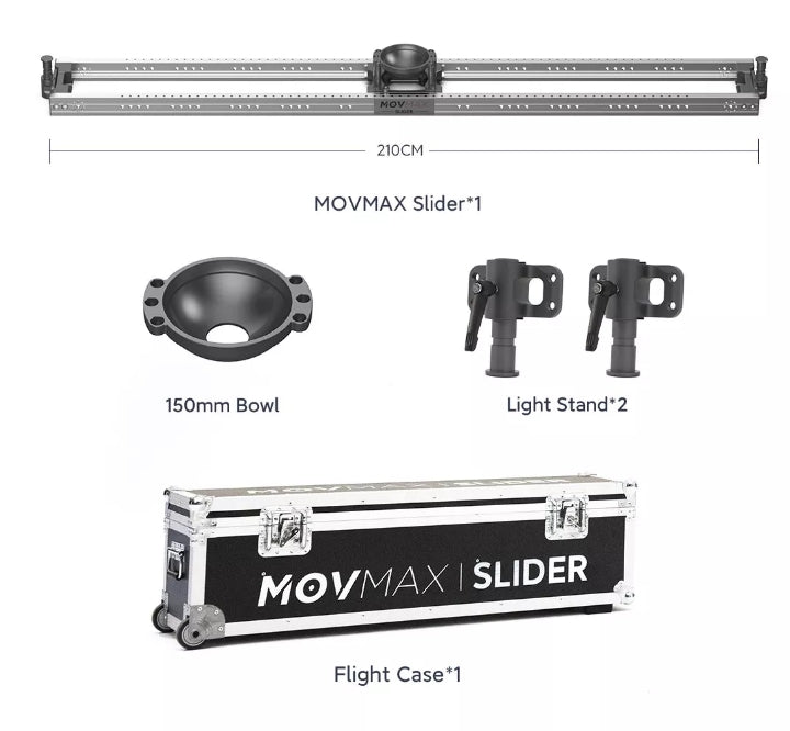 SLIDER 210CM CON ATTACCO A CULLA 15CM