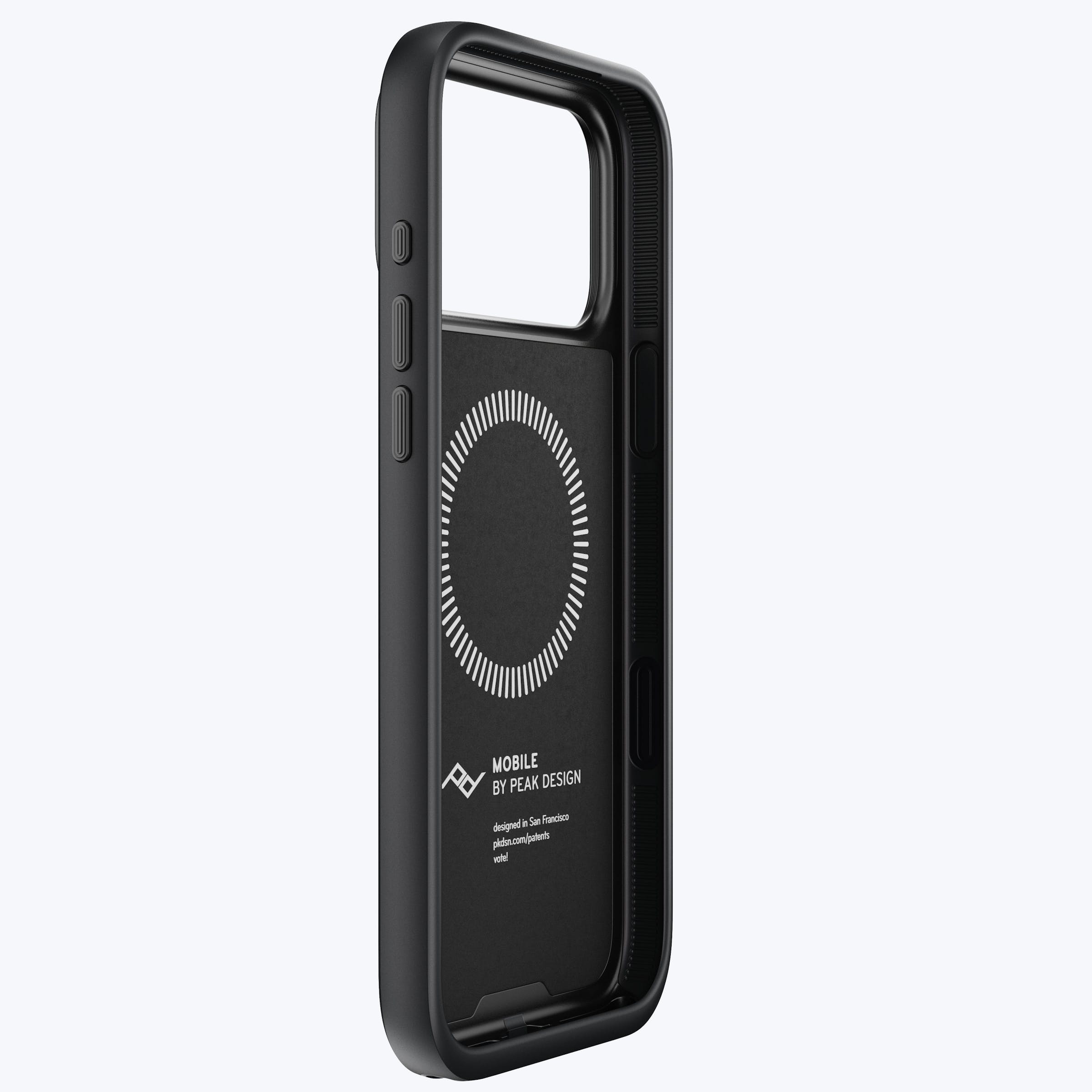 Mobile Everyday Clarino Loop Case iPhone 17 Pro Max Black